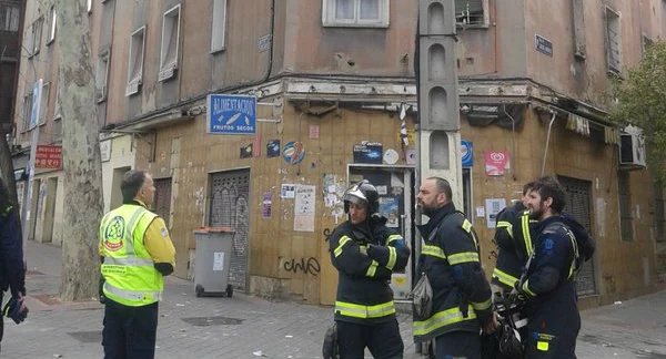 Fachada del edificio desalojado (Foto: Ayto. de Madrid)