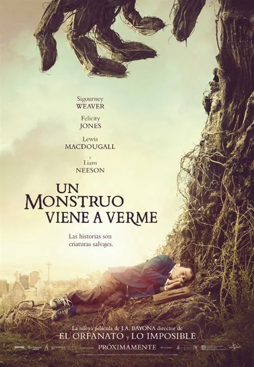 Cartel de 'Un monstruo viene a verme'