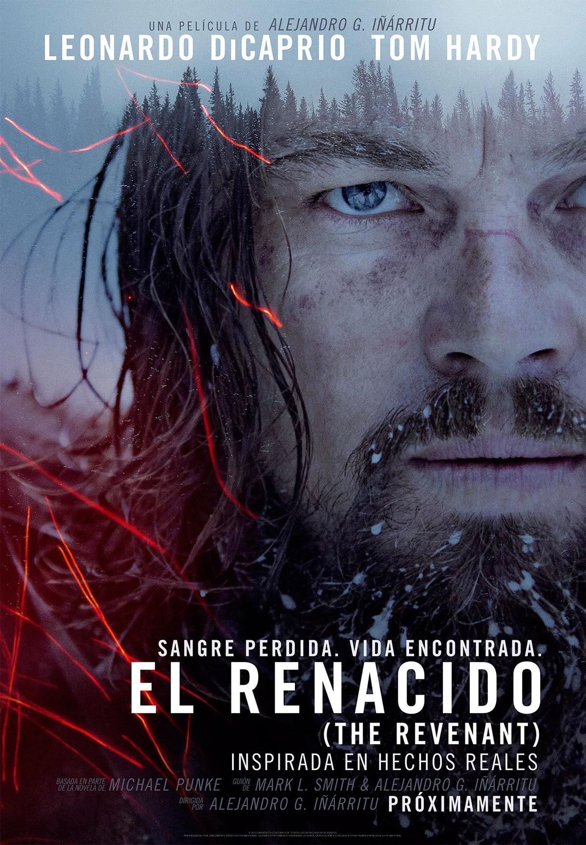 Cartel español de 'El renacido'