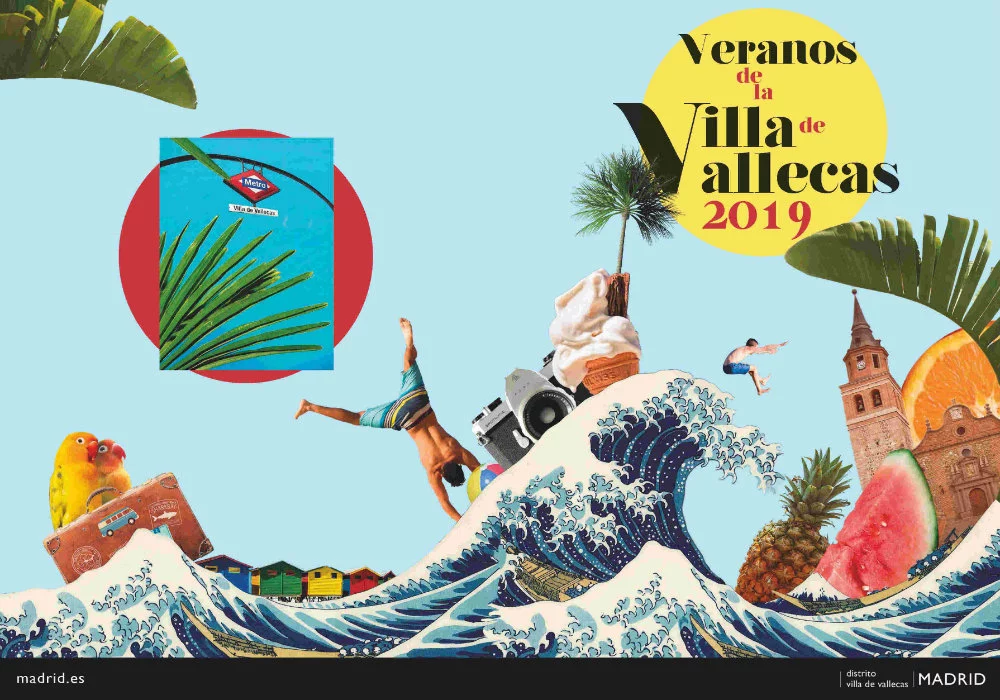 Cartel de los Veranos de la Villa de Vallecas 2019