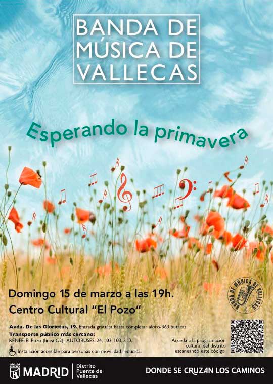 Cartel del concierto - Esperando la primavera