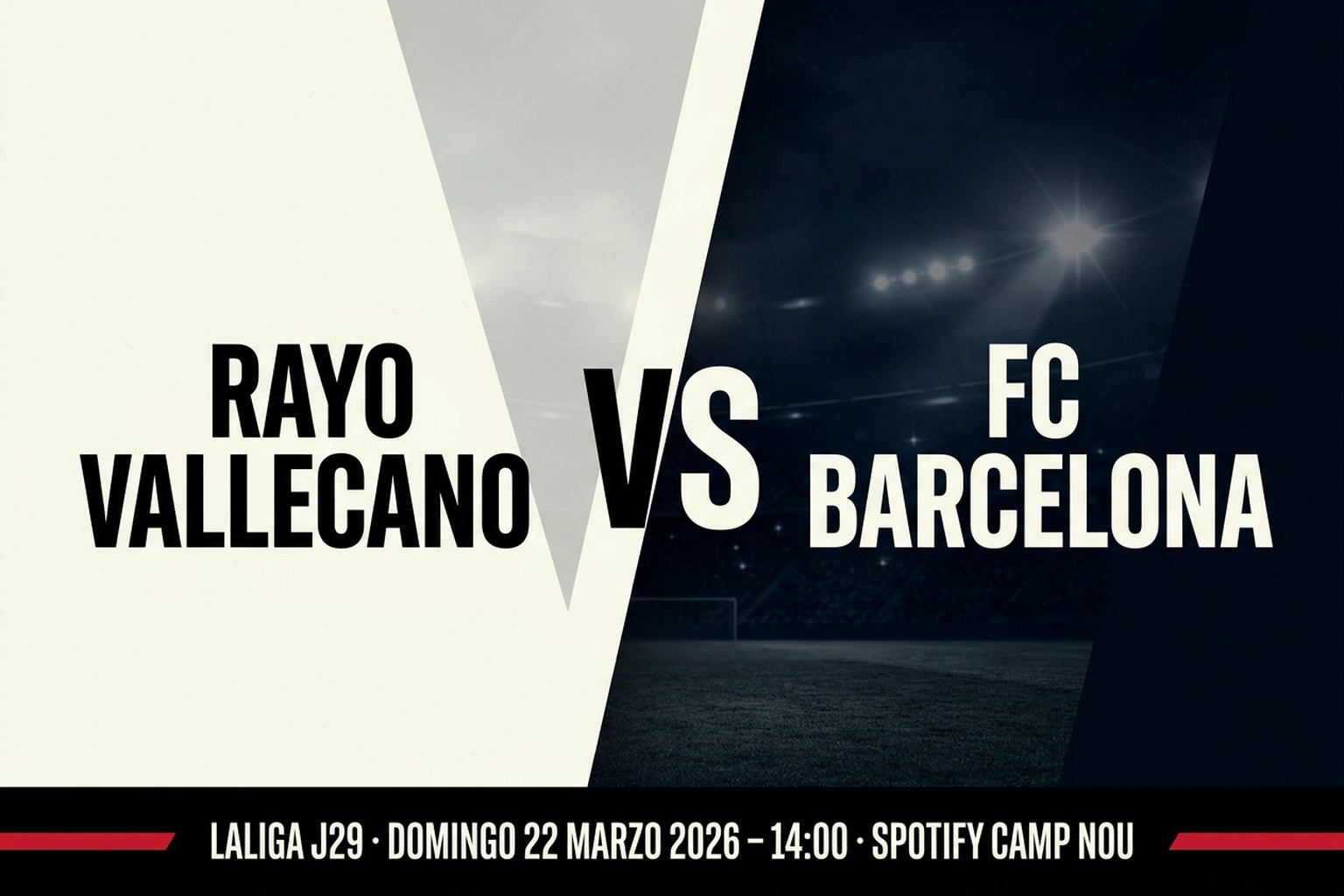 Previa Barcelona vs Rayo Vallecano - LaLiga J29