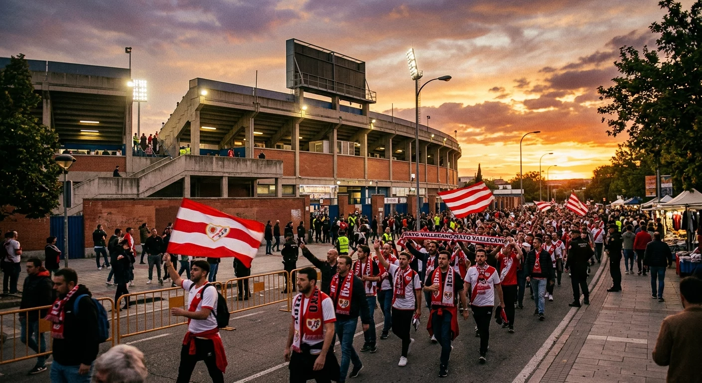 El estadio de Butarque, posible sede provisional del Rayo Vallecano