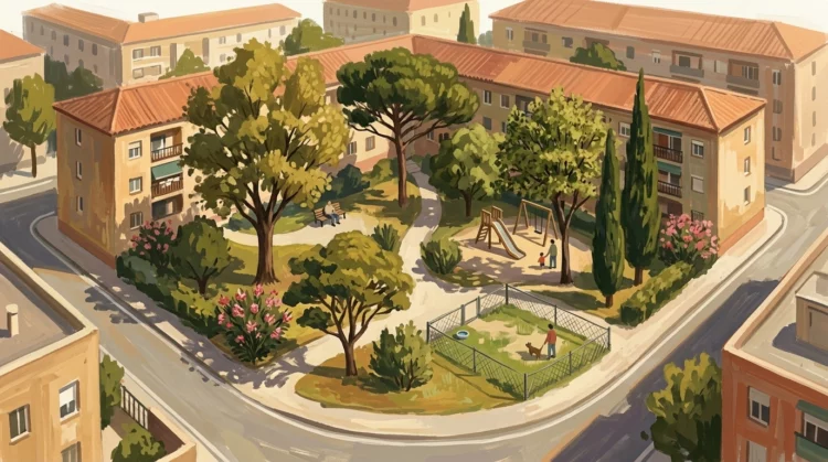 Jardín de la Colonia Congosto
